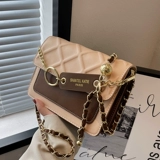 Небольшая сумка, демисезонная сумка через плечо, небольшая цепь, популярно в интернете