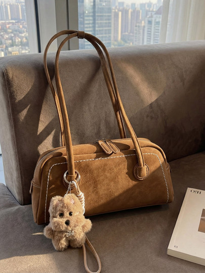 Retro Bag for Women, Large Capacity, 2026 New Autumn and Winter Versatile Casual Shoulder Underarm Bag, Work and Commuting Pillow Bag