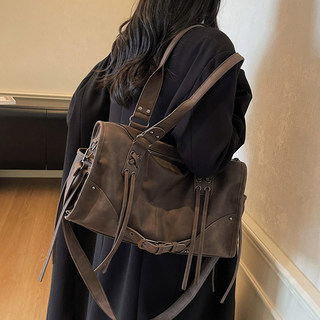 Large-Capacity Retro Bag for Women, Versatile for Autumn and Winter, 2026 New Casual Crossbody Bag, Shoulder Bag, Underarm Bag, Commuter Pillow Bag