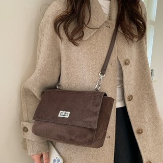Large-Capacity Bag for Women, Autumn and Winter Retro 2026 New Versatile Crossbody Bag, Casual Shoulder Bag, Underarm Commuter Small Square Bag