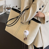 Bags for women 2024 new style popular this year large-capacity tote bag casual and versatile college student bag commuting bag