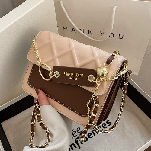 Небольшая сумка, демисезонная сумка через плечо, небольшая цепь, популярно в интернете