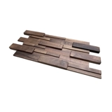 Черный ореховый фоновый фон стена лодка деревянный мозаичный ресторан Новый китайский классический легкий роскошный индустриальный стиль