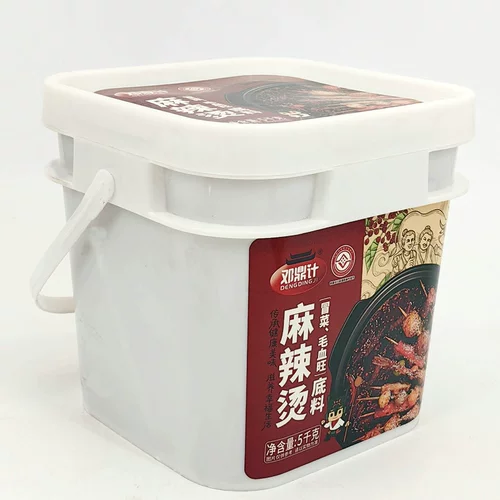 Бесплатная доставка Chongqing Deng Ding's Spight Hot Lotton 5 кг Чунцинг горячий горшок с дном тащика шашлыка шашлыки с ароматным кормом для коммерческого использования