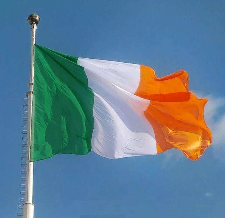 90150c m 3 5ft Irish flag on 4 polyest bann