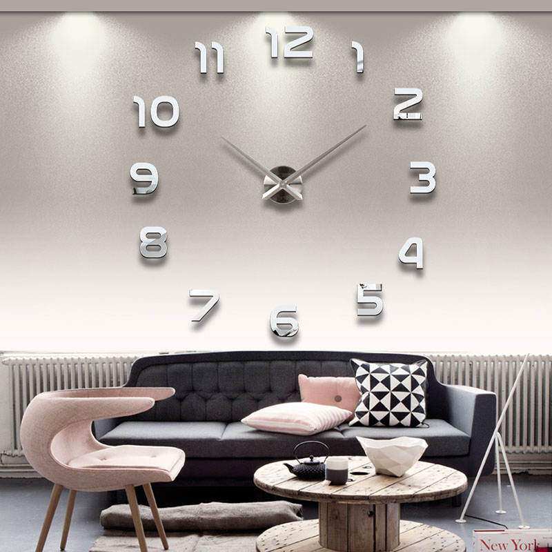Free Shipping New Clock Watch Wall Clocks Horloge 3d D