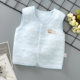 Children's pure cotton vest baby warm spring autumn winter thickened baby vest boys and girls thickened quilted vest