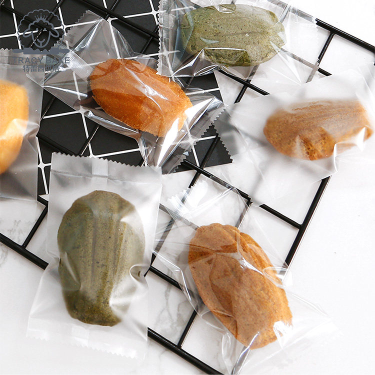Baking packaging Madeleine Fernan Snow packaging bag mung bean cake peach blossom cake disposable high transparent sander sealing bag