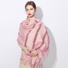 【上海故事】秋冬韩版格子围巾披肩