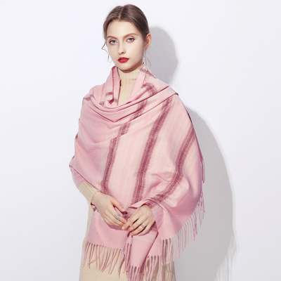 【上海故事】秋冬韩版格子围巾披肩