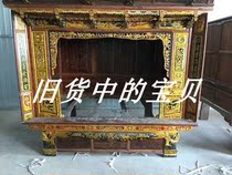 Antique antique old bed Qing Dynasty old camphor wood bed size 2 38*2 30*1 46