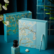 (German pen tip) tramol Van Gogh pen high-end exquisite gift box set male and female students