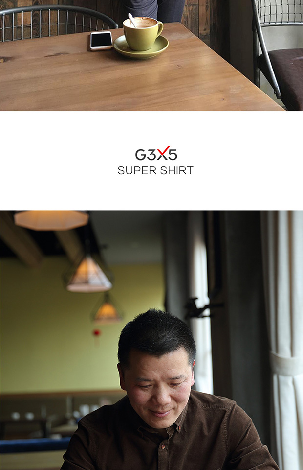 Áo sơ mi nam mùa xuân và mùa thu G3X5 áo dài tay bằng vải nhung cho người trung niên cashmere với áo sơ mi cotton cỏ shop áo sơ mi nam
