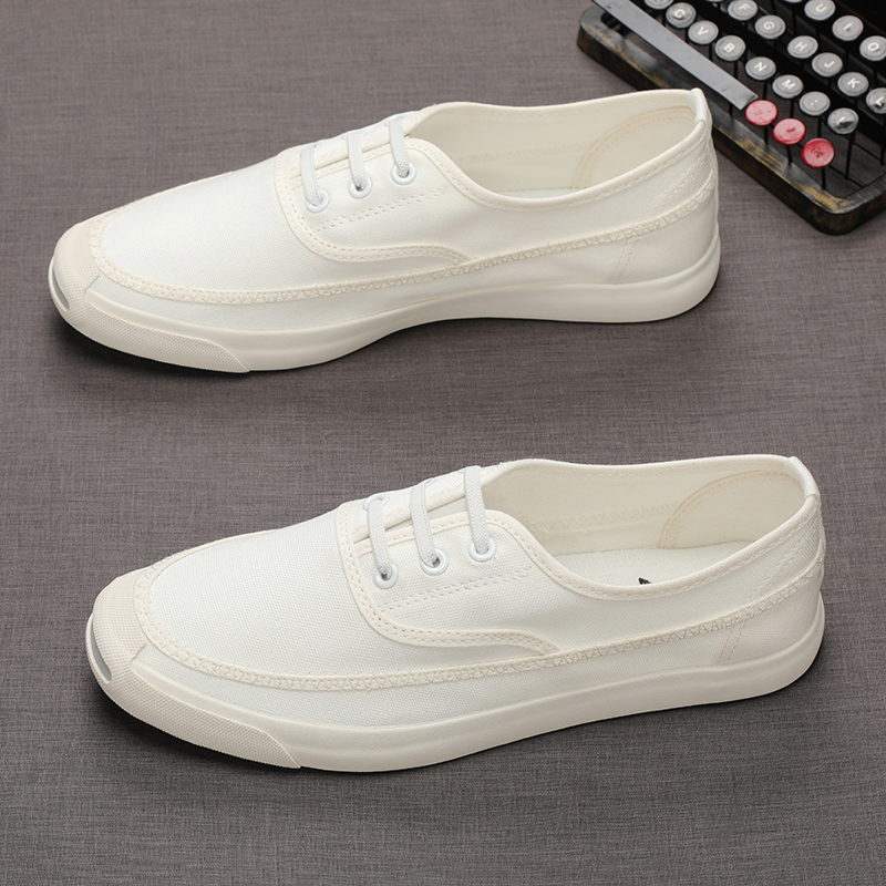 Tide card male XIE unexpected comfort high-end canvas small white XIE One foot pedal plate XIE Male breathable