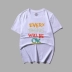 Áo thun nam tay ngắn cotton mùa hè mỏng phần trẻ trung béo ngậy cộng với phân bón XL áo cổ tròn áo thun nam áo phông nam tay ngắn đen  Áo phông ngắn