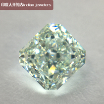 Color drill Green Diamond cushion Type 0 64 carat VeryLightGreen Pale Pure Green GIA International Certificate SI2
