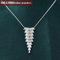 Diamond Pendant Waterfall Tassel Pendant 0 879ct Diamond Luxury Inlay Luxury Pneumatic Super Flash choker