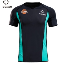 Quaver Basketball Referees CUBA Competition Deaced with the same T-shirt Speed Dry Breathable Sweat Suction short sleeves Customized