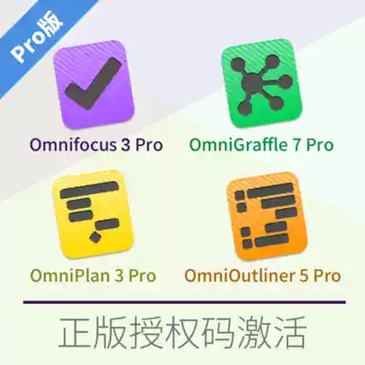 OmniOutliner 5 OmniGraffle 7 OmniFocus 3 OmniPlan 3 License Pro