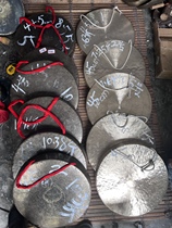 45 cm straight side high side flat bronze gong copy gong high school low tiger tone gong gong drum musical instrument gong