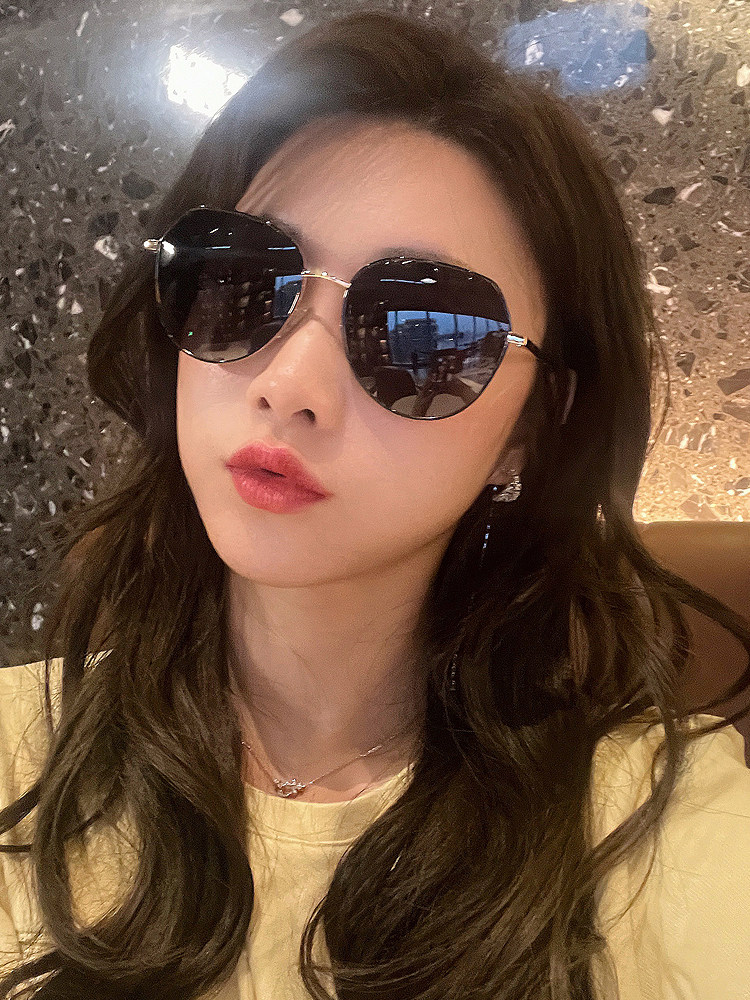 Sunglasses for Women, Summer New Style, Trendy Ladies 2024 Polarized Sunglasses, Fashionable Internet Celebrity Sun Protection, Uv Protection Driving Glasses