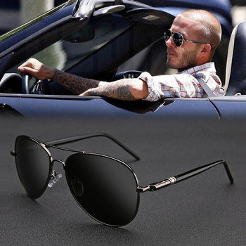 2025 New Polarized Sunglasses for Men, Fashionable Trendy Glasses, Driver's Driving Glasses, Aviator Glasses, Retro Fishing Sunglasses