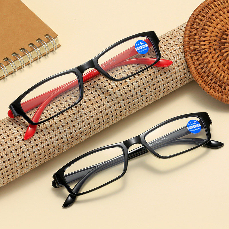 New Anti-Blue Light Reading Glasses for Men and Women, Small Frame, Fashionable Presbyopic Glasses, Mobile Phone Radiation Protection, Ultra-Light Elderly Hyperopia Glasses