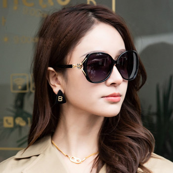 2025 New Polarized Sunglasses for Women, High-End Large Frame, Elegant Retro Four-Leaf Clover Sunglasses, Street Style Trendy Glasses