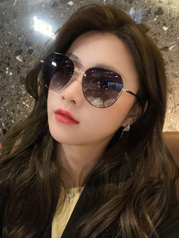 Sunglasses for Women, Summer New Style, Trendy Ladies 2024 Polarized Sunglasses, Fashionable Internet Celebrity Sun Protection, Uv Protection Driving Glasses