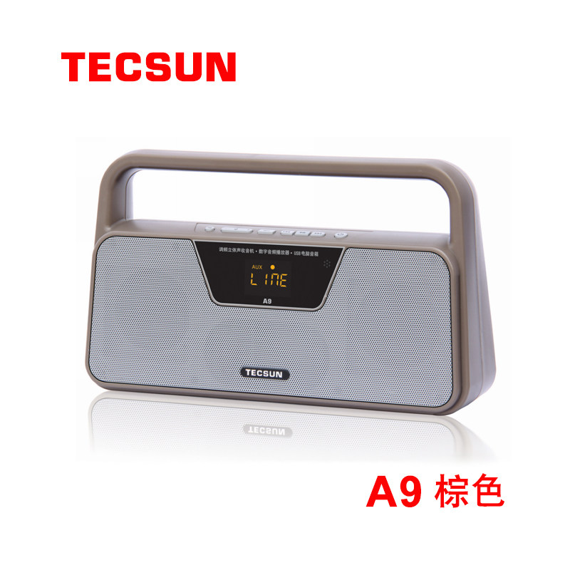 Tecsun Desheng A9 plug-in U disc TF card digital player FM radio remote control operation FM Semiconductor
