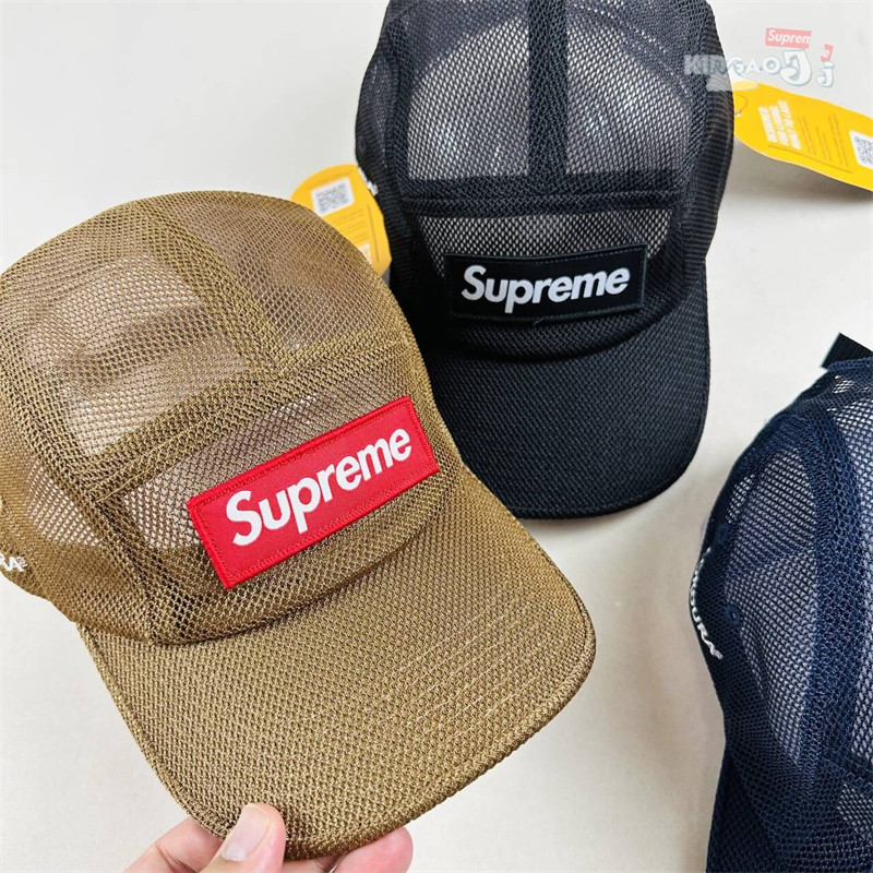 Supreme 23SS Mesh Cordura Camp Cap：潮流网眼鸭舌帽，街头时尚新宠