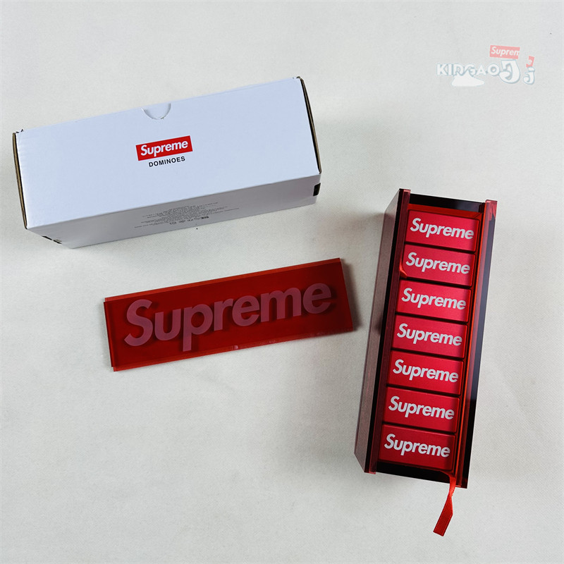 现货Supreme 22FW Aluminum Domino Set：骨牌界的艺术品，你值得拥有