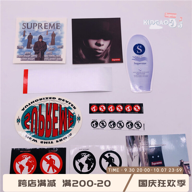 (Spot) Supreme 19FW Week1 Sticker Season 1 Sticker Series Set