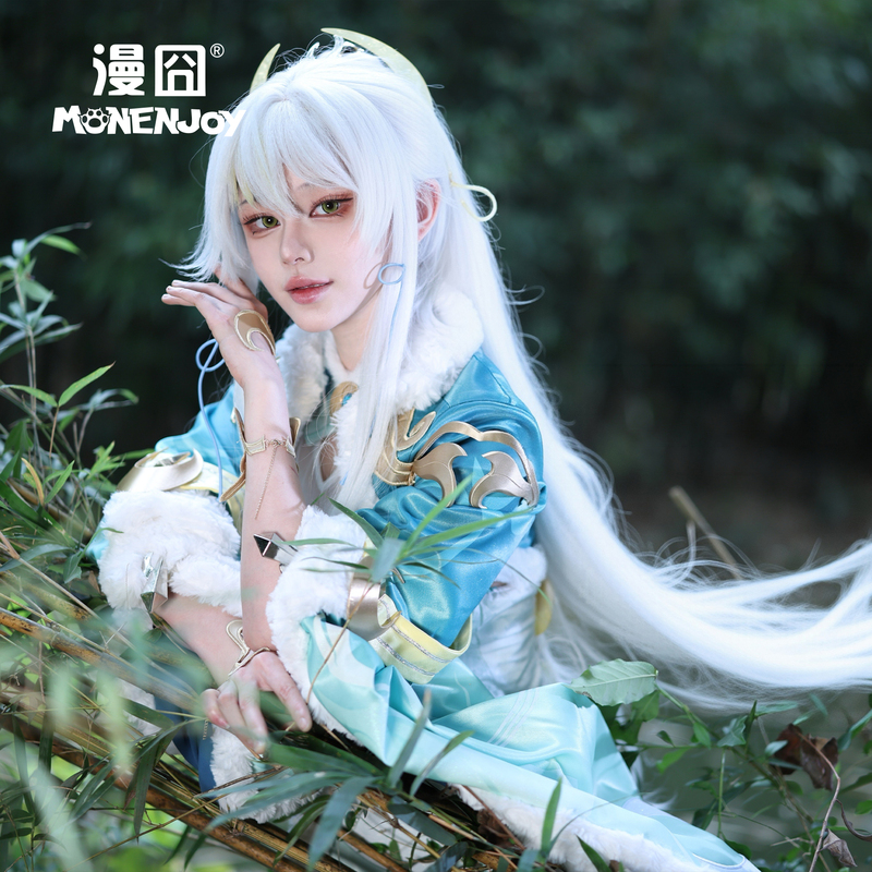 【Manqiao】Genshin Impact Cosplay Costume White Horse Immortal·Zibai Cosplay Outfit in Stock