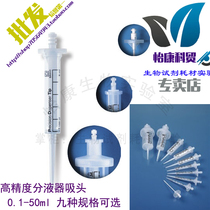 Promotion import Plander BRAND high precision manual continuous liquid distributor PD tip external piston