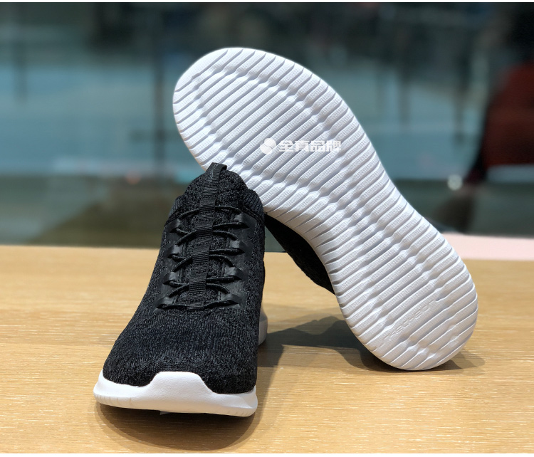 SKECHERS giày thể thao thông thường giày siêu nhẹ lưới thoáng khí mềm mại phía dưới đế đen một chân giày 12919 giầy thể thao