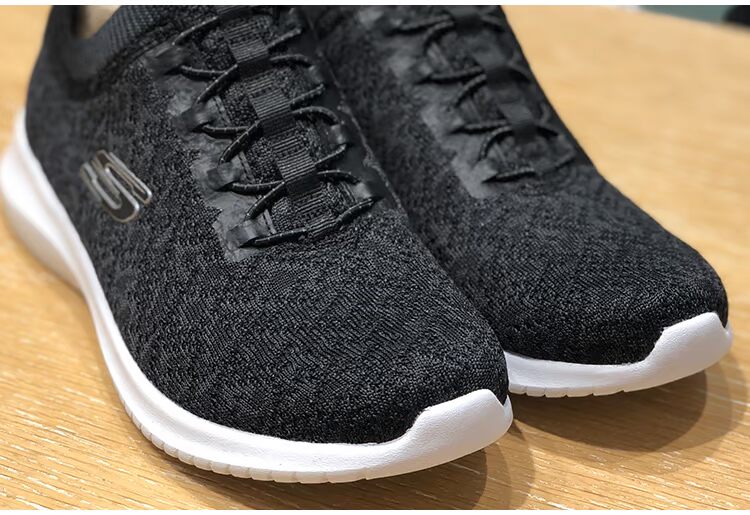 SKECHERS giày thể thao thông thường giày siêu nhẹ lưới thoáng khí mềm mại phía dưới đế đen một chân giày 12919 giầy thể thao