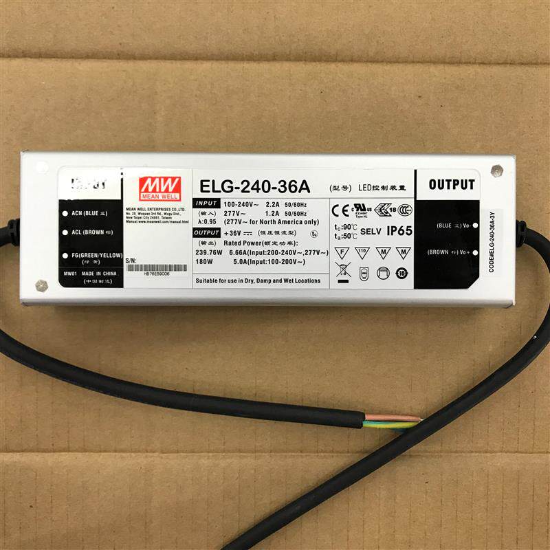 Manufacturer Direct Sale Taiwan Mingwei MEAN WELL Power Supply Original Fake One Lost ten ELG-240-36-3Y