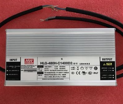 Manufacturer Direct Sale Taiwan Mingwei MEAN WELL Power Supply Original Fake One Lost ten HLG-480H-C1750B