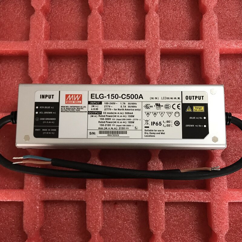 Manufacturer Direct Sale Taiwan Mingwei MEAN WELL Power Supply Original Fake One Lost ten ELG-150-C500B-3Y