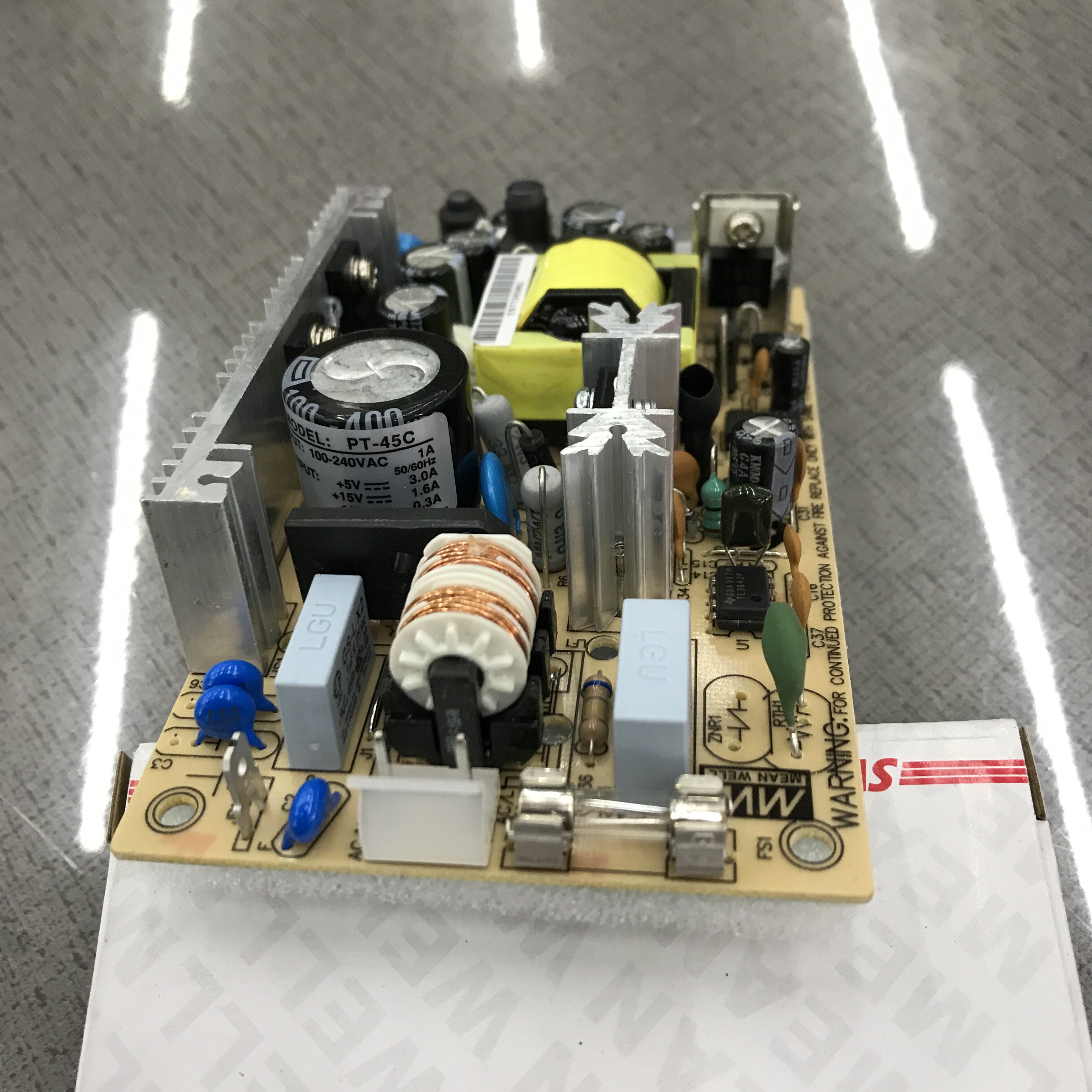 Taiwan Minwei MEAN WELL Three-way power supply PT-45C 45W 5V 5V or minus 15V