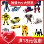 Trang trí bánh sinh nhật Transformers Phim hoạt hình Mini Robot trang trí Optimus Prime Bumblebee Đồ chơi trẻ em - Trang trí nội thất dcor phòng ngủ vintage