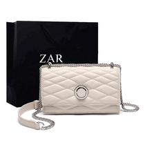 Hong Kong womens bag ins Super fire tide Korean version of simple Joker crossbody shoulder bag diamond chain bag small bag