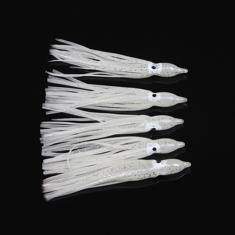 Lujah Squid Soft Bait Fake Bait multicolored luminous road Bait Freshwater Sea Fishing Octopus Fake Bait Drag Fishing Bait