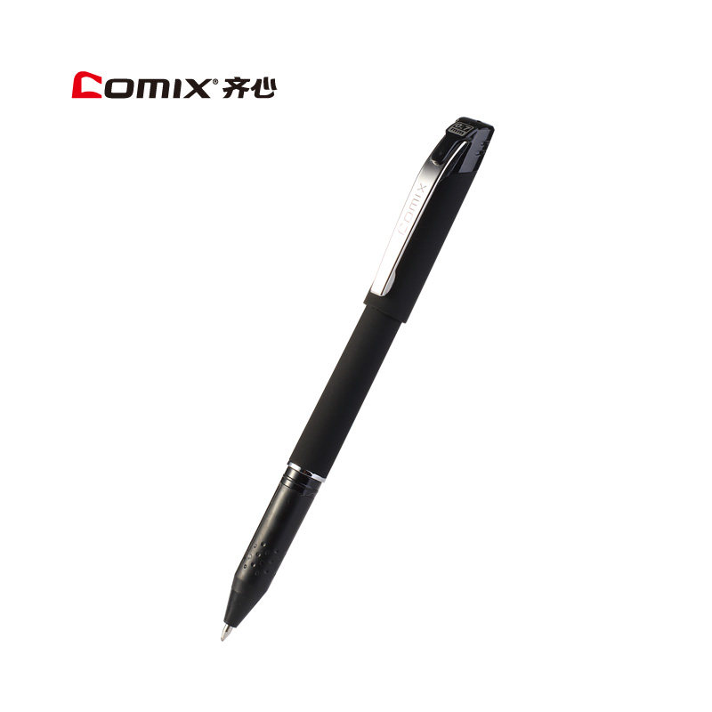 Middle Sex Pen Business Office Plus Coarse Signature Pen Student Exam Session Large Capacity Black Aqueous Pen 0 7MM 7MM