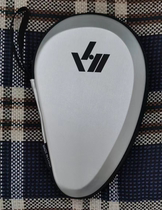 (Mushroom Ping Pong) Three-dimensional silver texture table tennis racket cover racket bag small ball box