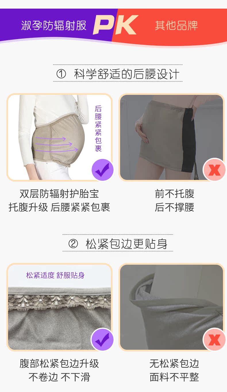 Shu mang thai bức xạ phù hợp với thai sản tạp dề chính hãng mặc mùa hè làm việc mang thai tạp dề phù hợp với bốn mùa áo chống bức xạ cho bà bầu cao cấp