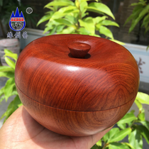 Red Wood Burmese Flowers Pear Whole Wood Tea Leaf Jars Large Fruit Purple Sandalwood Solid Wood Apple Storage Box Stay-at-home Living Room Pendulum