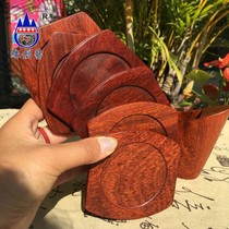 Edge Creatives Red Wood Dollar Precious Cup Cushion Big Fruits Purple Sandalwood Tea Mat Burmese Pear Solid Wood Stock Log Insulation Mat