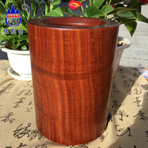 Edge Creatives Myanmar Flowers Pear Whole Wood Pen Holder Big Fruit Purple Sandalwood Solid Wood Handcrafted Pendulum red wood pen holder pen case